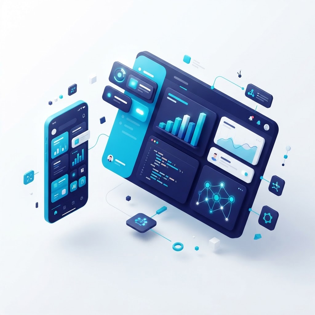 Zunava TechSolutions software products dashboard and mobile app