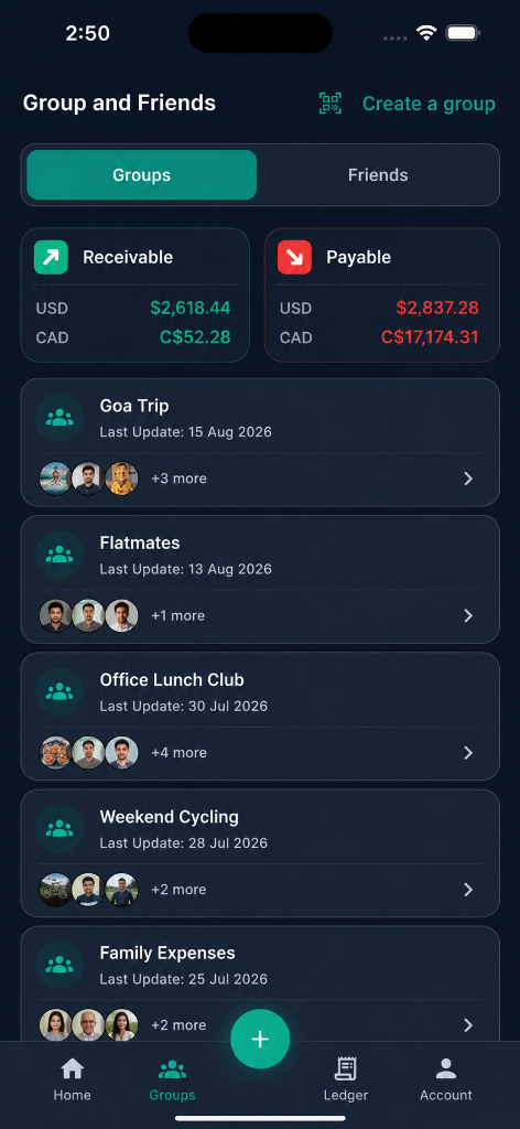 SpendNestly — Personal Finance & Expense Tracker - Group & Friend Splitting