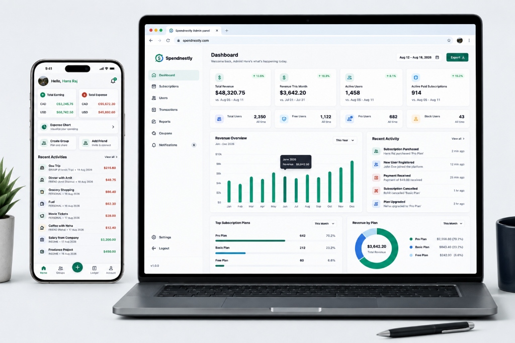 SpendNestly — Personal Finance & Expense Tracker preview
